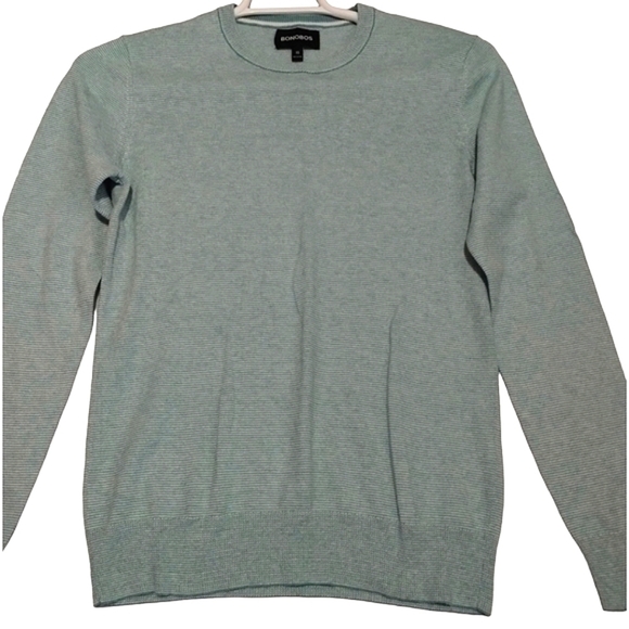 BONOBOS Classic Pullover Sweater Long Sleeve Knit Pinstripe - Picture 6 of 6